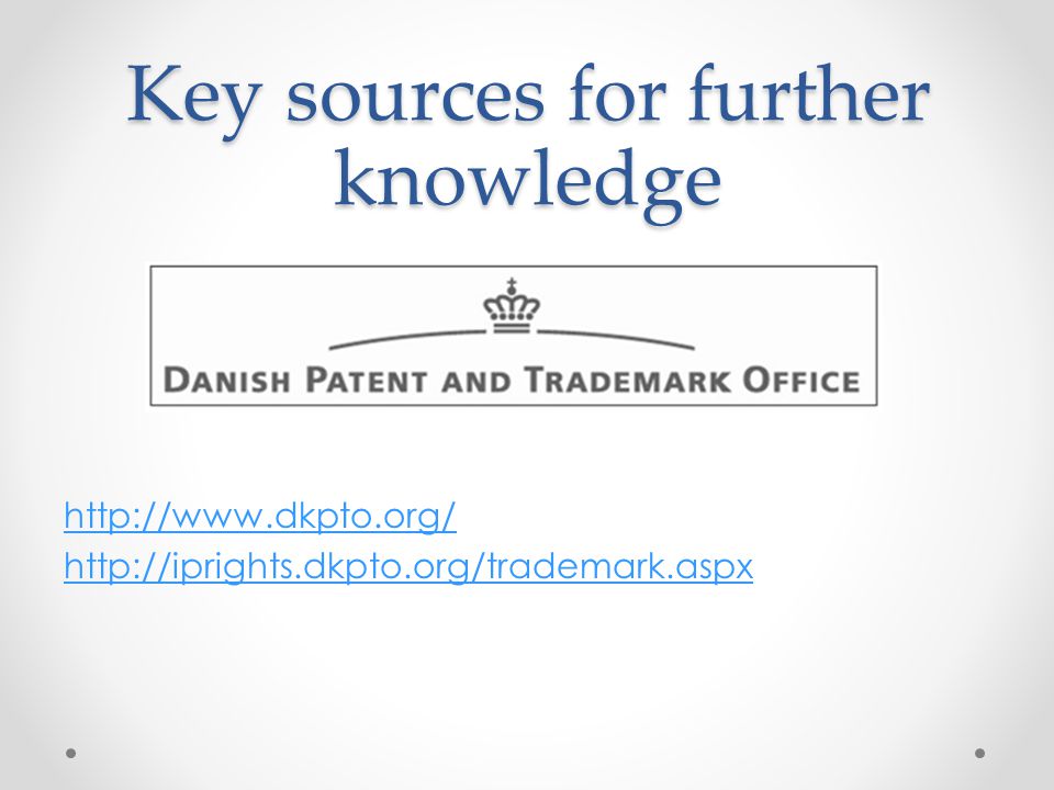 Key sources for further knowledge