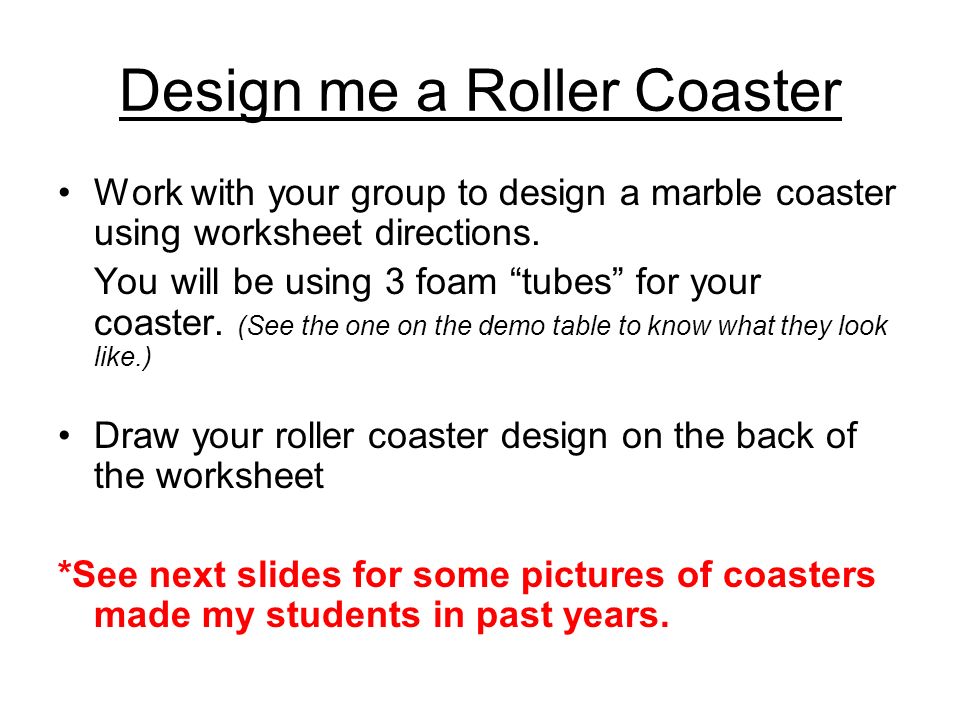 Roller Coasters. Vocabulary *Add this to your vocabulary sheet centrifugal  force Motion energy that pushes an object outward from the center Example:  - ppt download