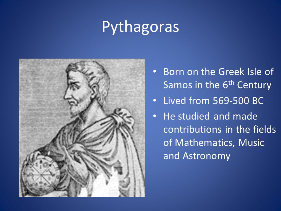 pythagoras of samos contributions to math