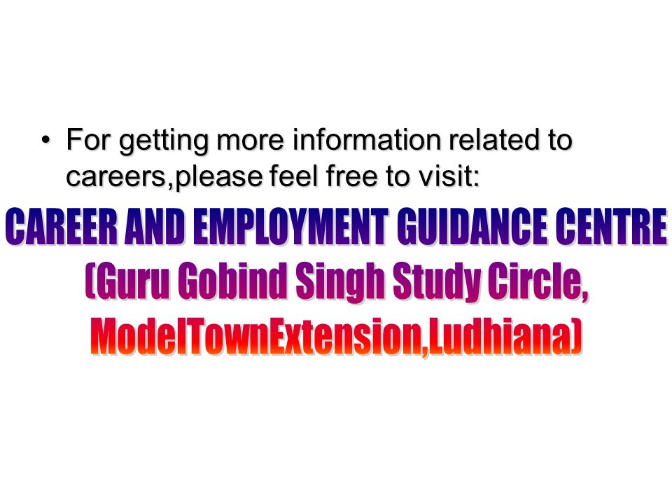 For getting more information related to careers,please feel free to visit:For getting more information related to careers,please feel free to visit: