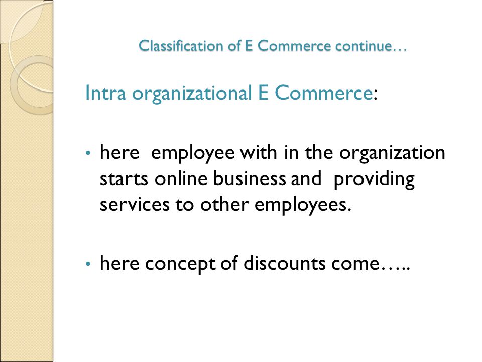 intra organizational e commerce ppt E commerce 5_units_notes.