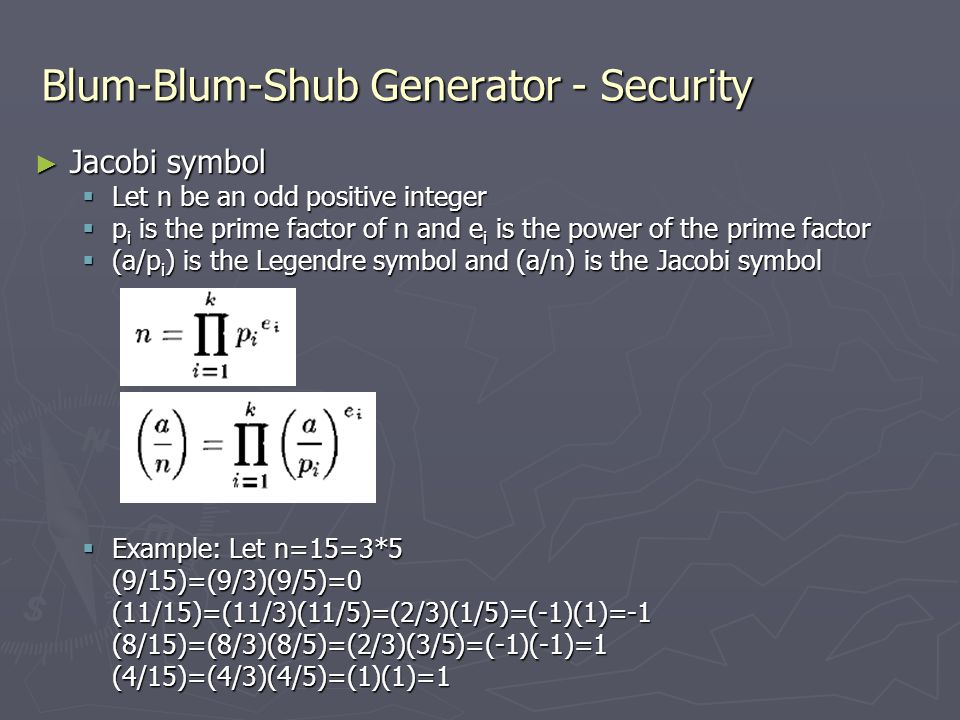 Pseudo-random Number Generation Qiuliang Tang. Random Numbers in  Cryptography ▻ The keystream in the one-time pad ▻ The secret key in the  DES encryption. - ppt download