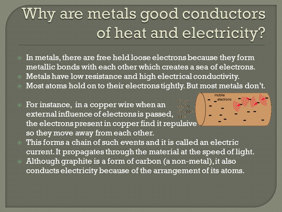 Electrical Conductivity Is A Measure Of A Material S Ability To Conduct An Electric Current Metals Are Considered To Be Good Conductors Of Electricity Ppt Download