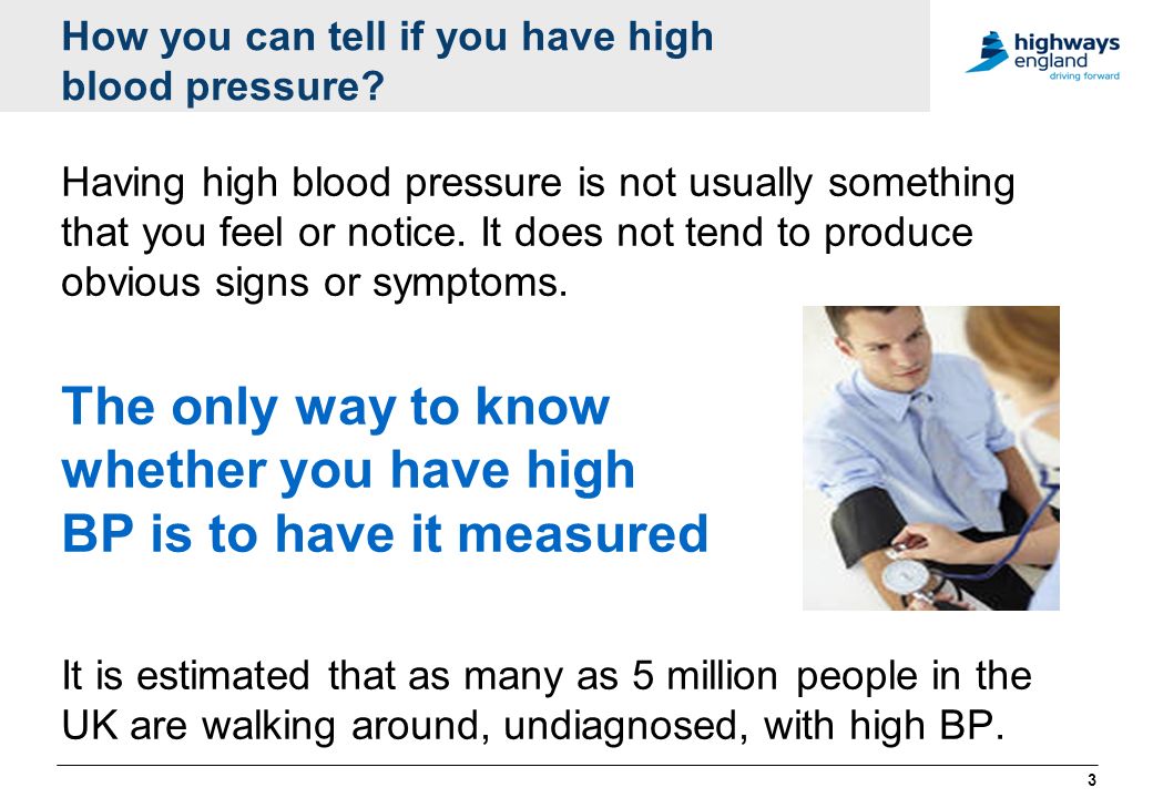How you can tell if you have high blood pressure.