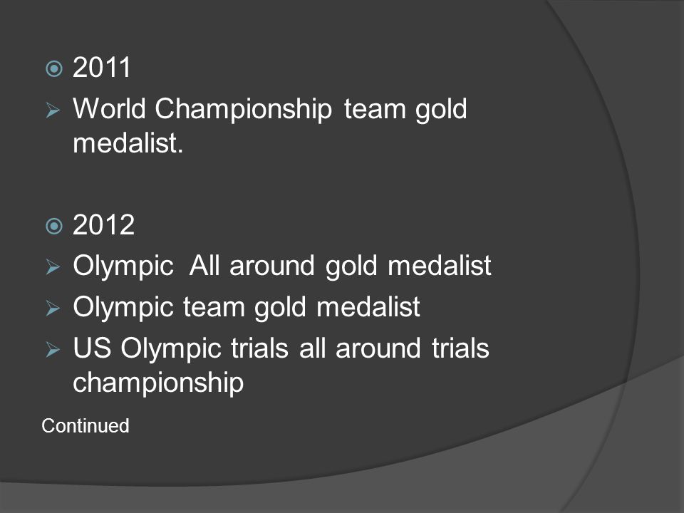  2011  World Championship team gold medalist.