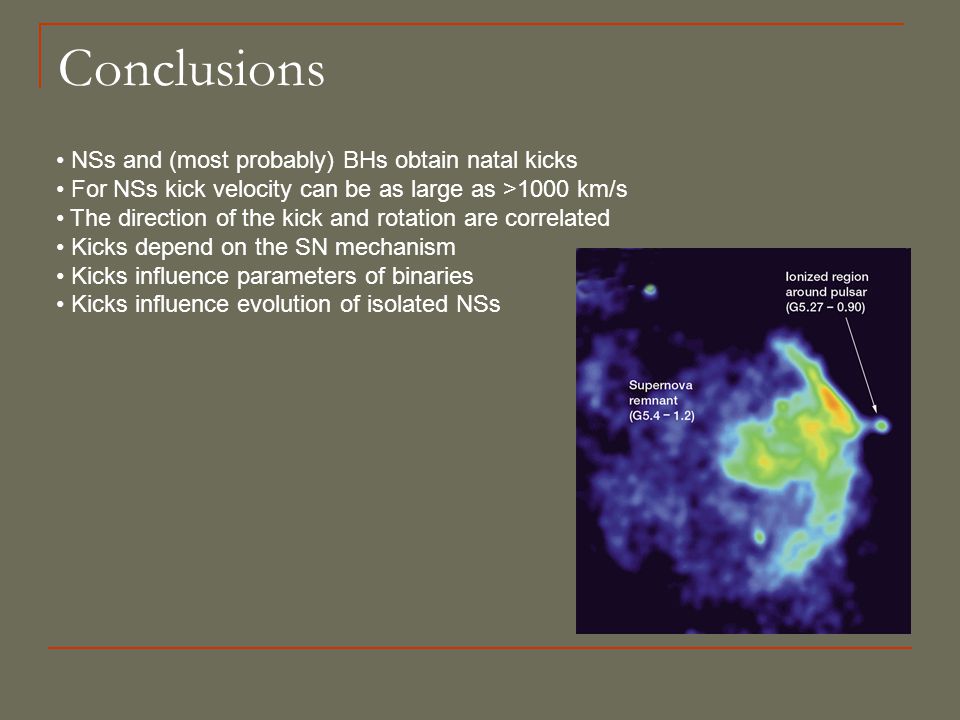 Kick velocity Why do neutron stars move so rapidly? - ppt download
