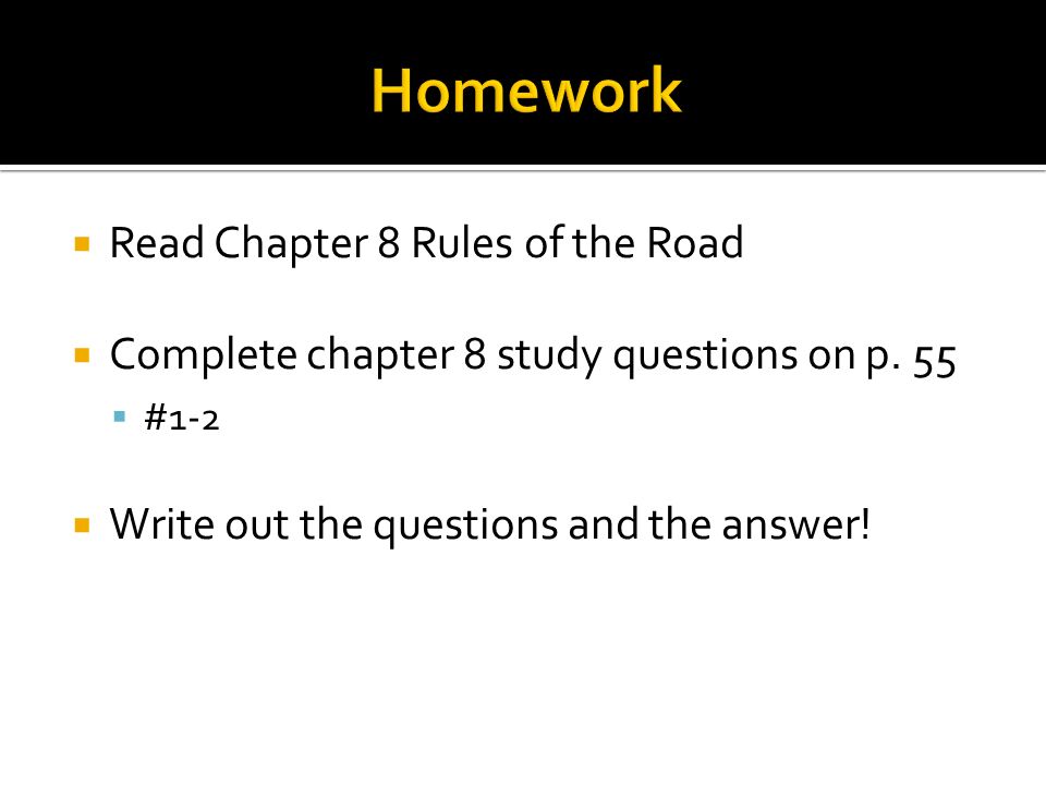 Rules Of The Road Revocation Means That Your Driving