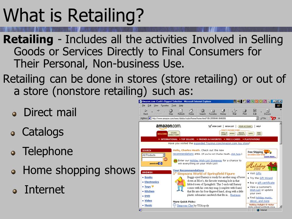 What is Retailing.