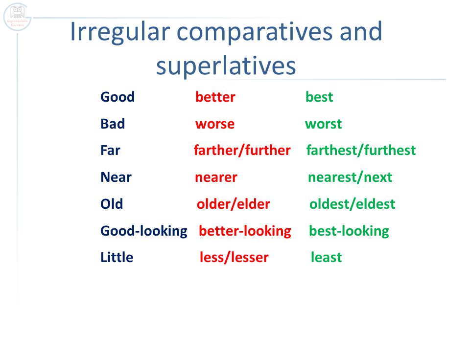 Adjective comparative superlative far. Comparative and Superlative adjectives. Таблица Comparative and Superlative. Comparatives and Superlatives. Comparison of adjectives.