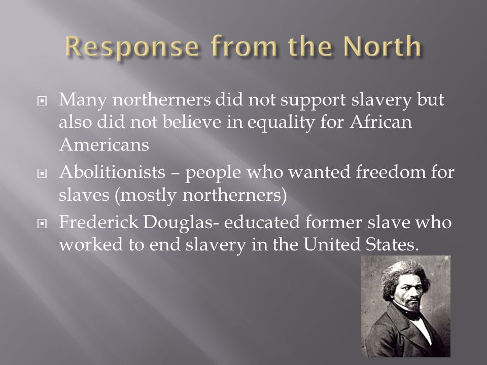 what did the north think about slavery