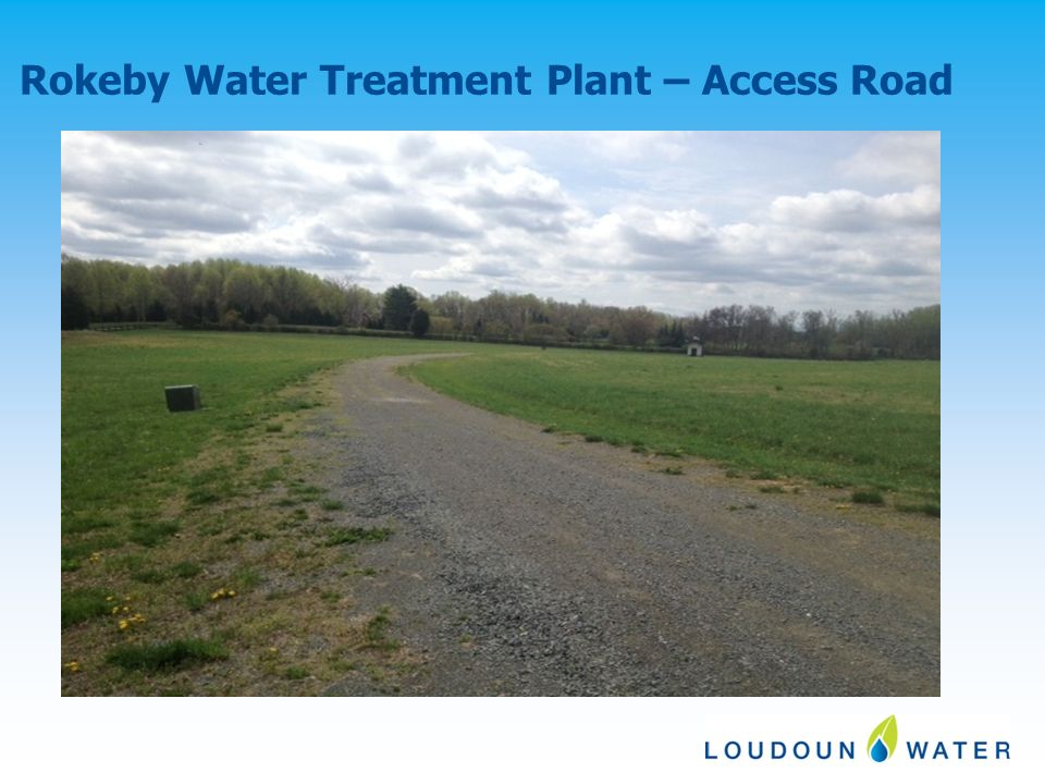 Rokeby Water Treatment Plant – Access Road