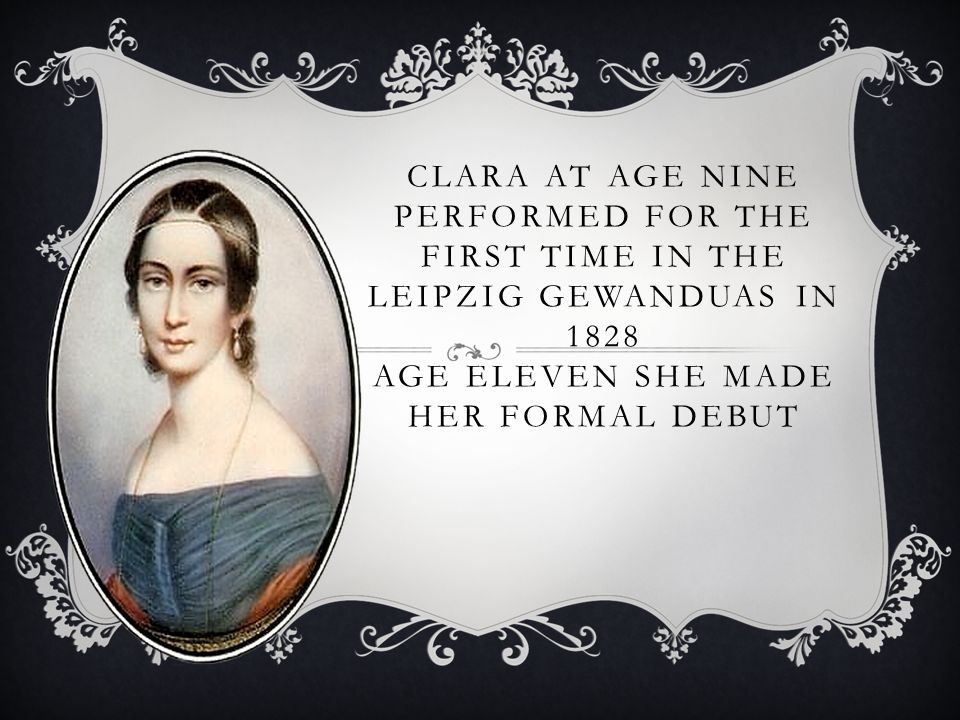 CLARA SCHUMANN Born 13 September 1819, Leipzig, Germany Died 20 May 1896, Franfurt, Germany. - ppt download