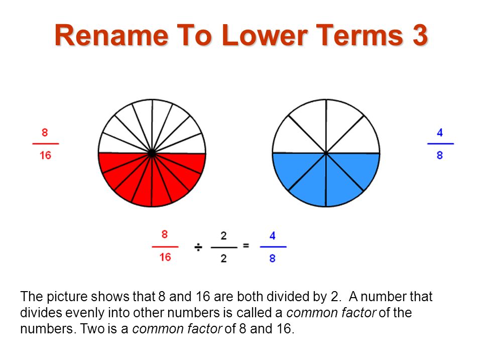 Introducing: lower terms lowest terms identity RENAME TO LOWER TERMS. - ppt  download