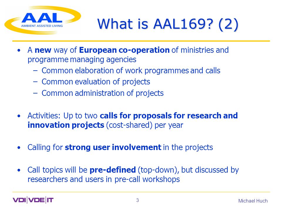 3 Michael Huch What is AAL169.