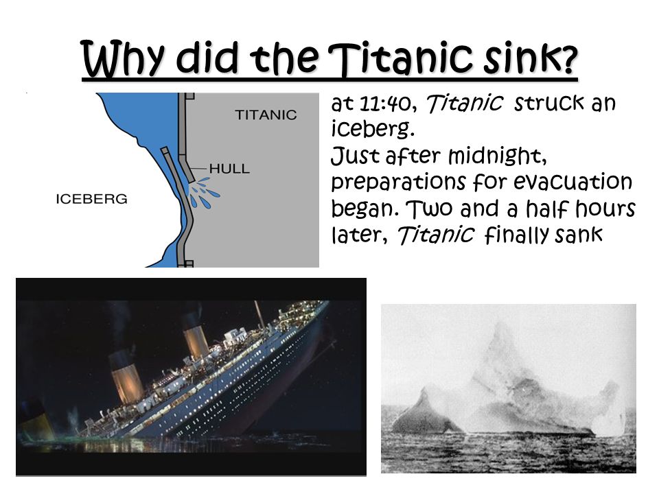 The Titanic Lesson Objectives To Analyse The Design Of The