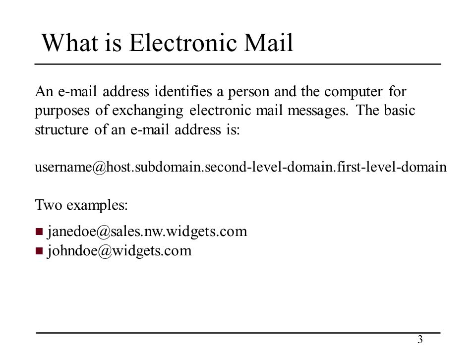 What is E-mail?