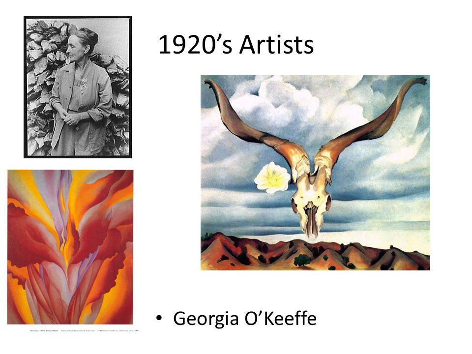 1920’s Artists Georgia O’Keeffe