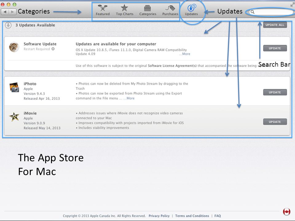 CategoriesUpdates Search Bar The App Store For Mac