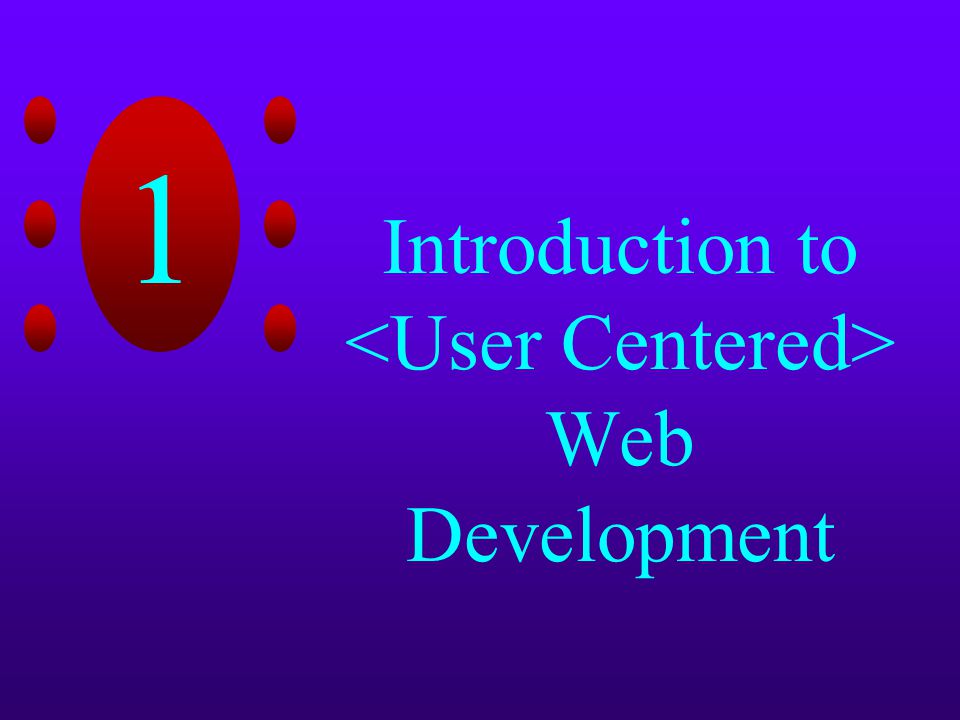 1 Introduction to Web Development
