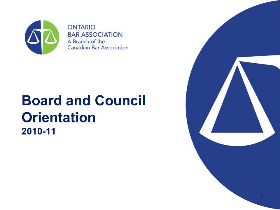 Board and Council Orientation