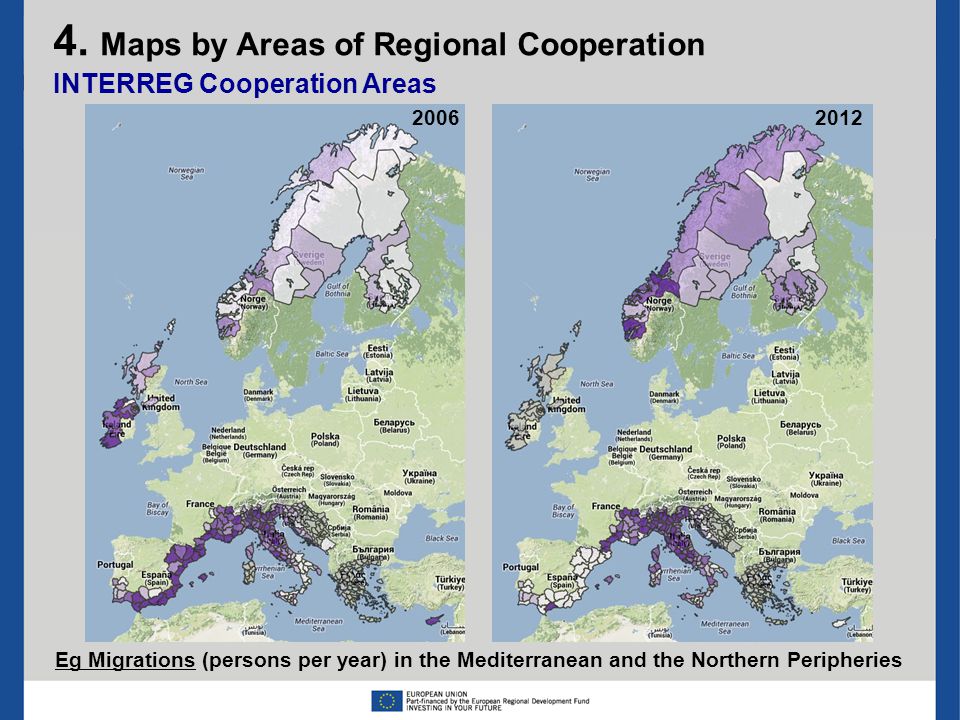 INTERREG Cooperation Areas