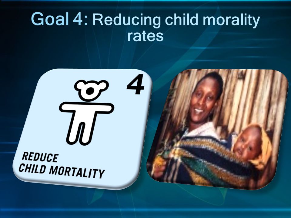 Goal 4: Reducing child morality rates