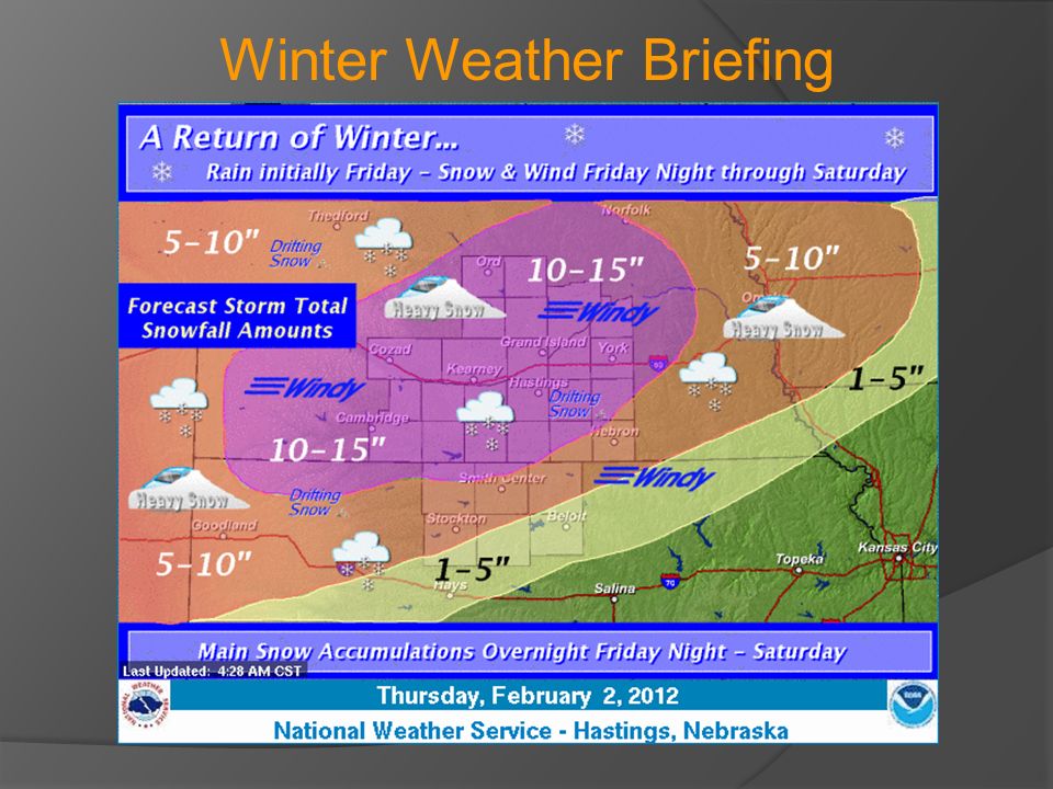Winter Weather Briefing
