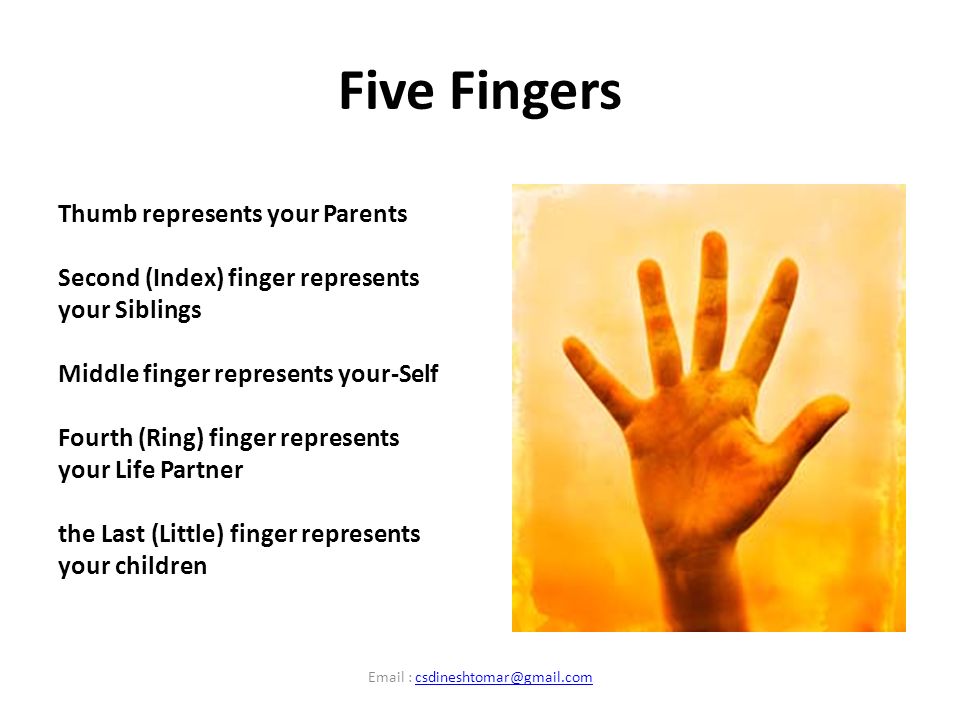 the fourth finger