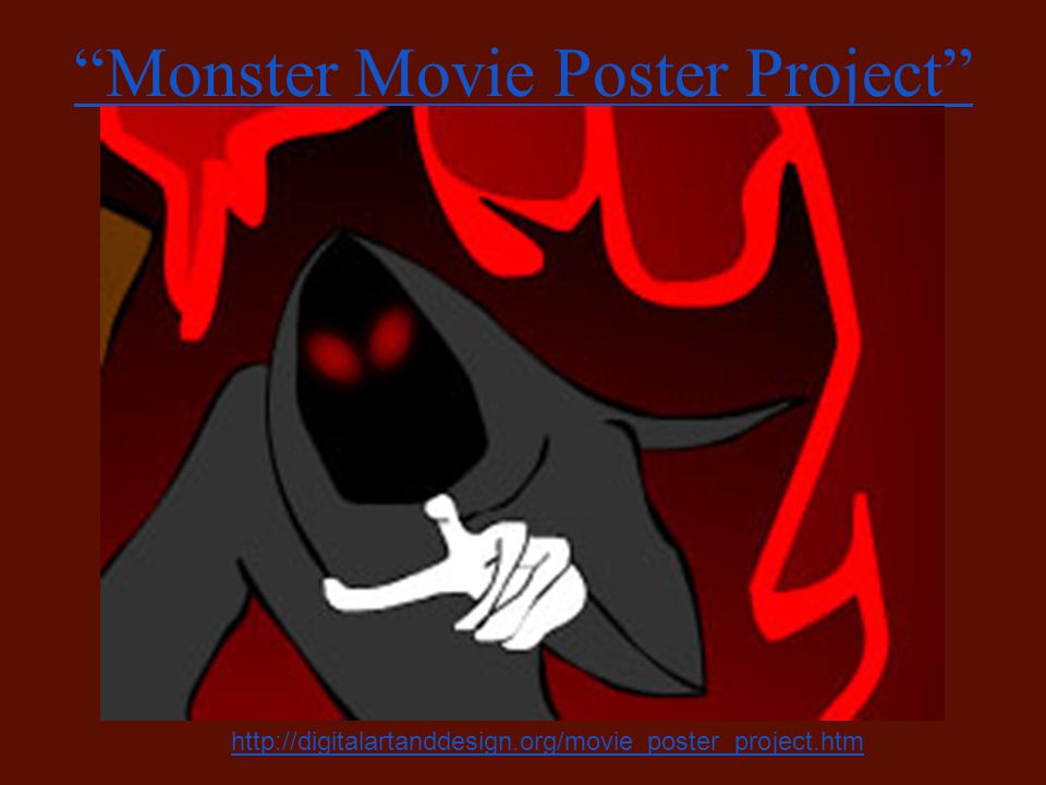 Monster Movie Poster Project