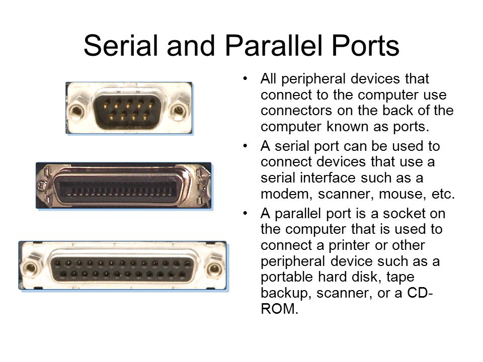 Can port using. Последовательный порт и параллельный порт. Параллельные Порты.