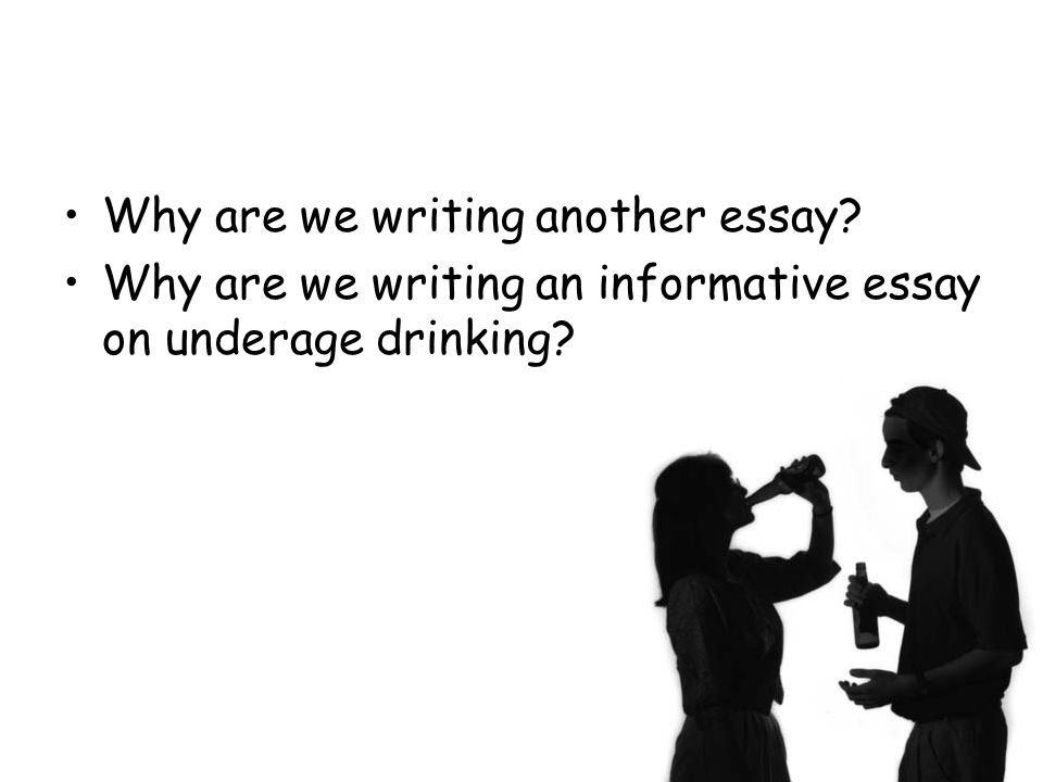 underage drinking essay