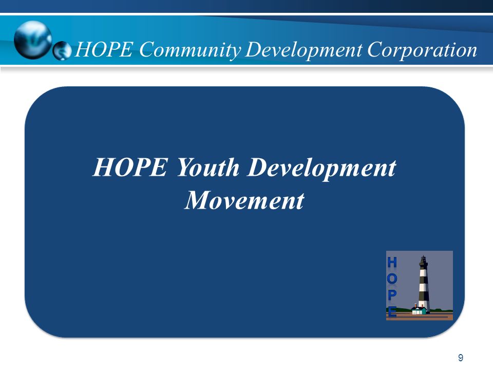 9 HOPE Community Development Corporation HOPE Youth Development Movement