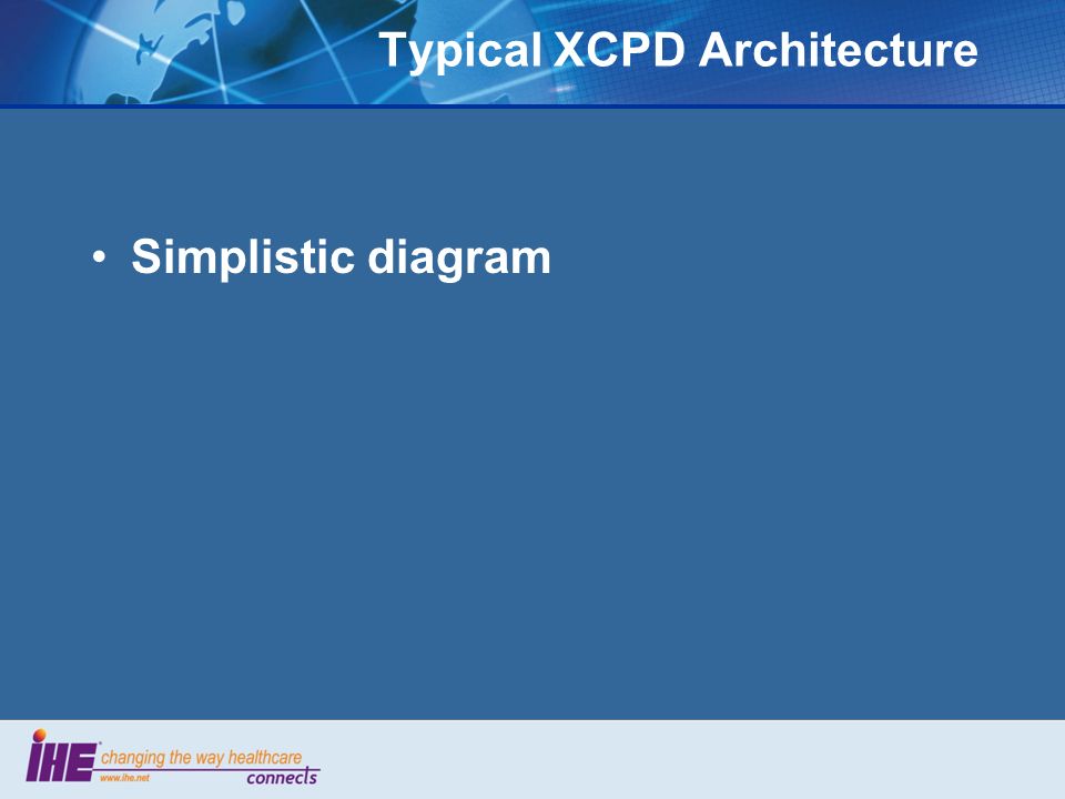 Typical XCPD Architecture Simplistic diagram
