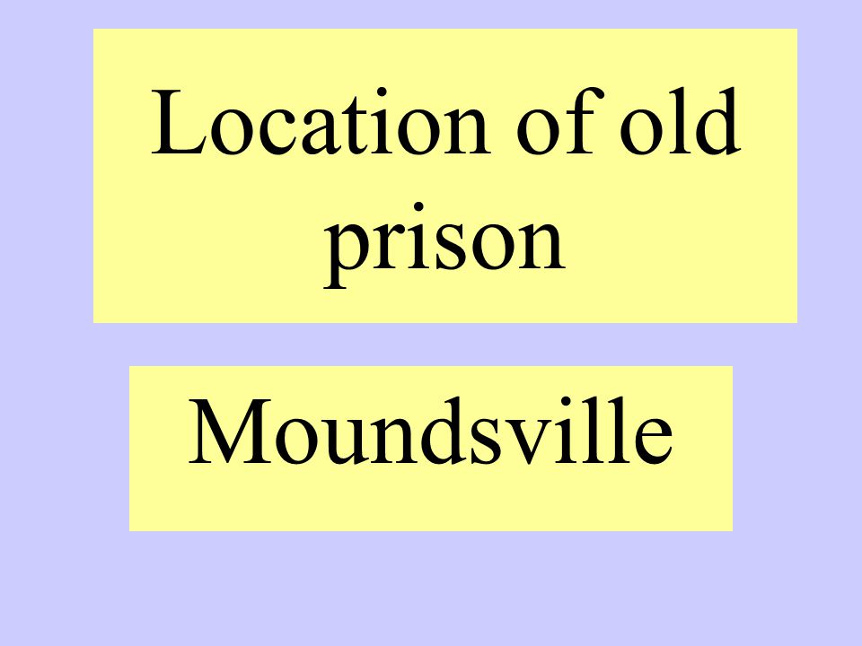 Location of new prison Mount Olive Fayette County