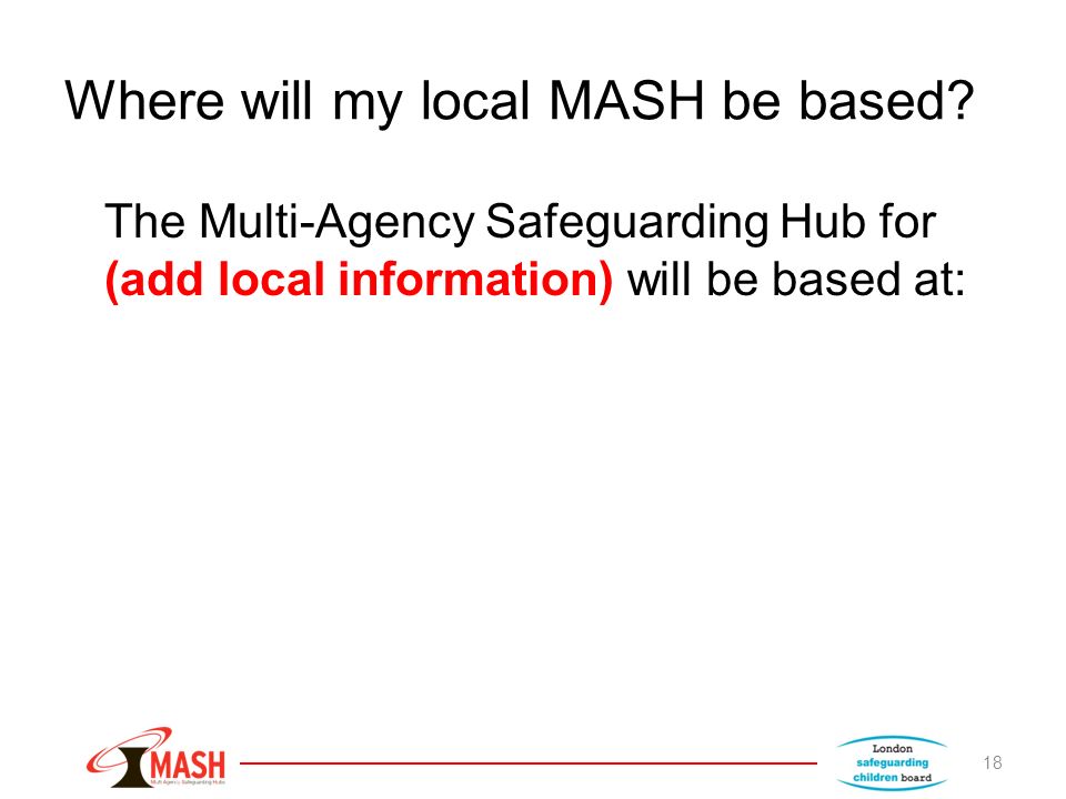 Where will my local MASH be based.