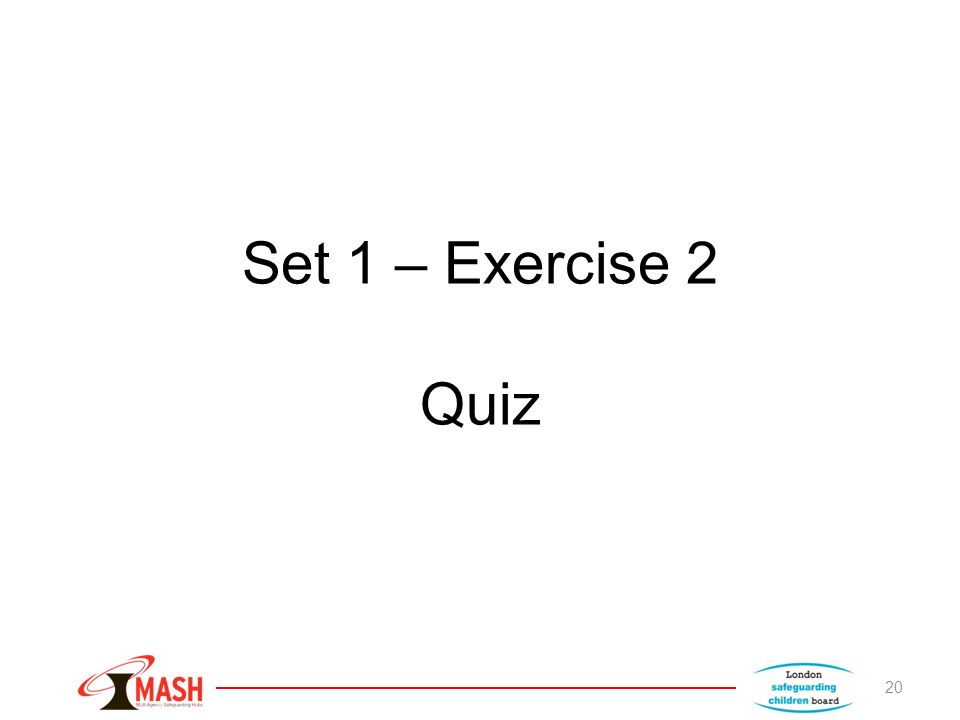 Set 1 – Exercise 2 Quiz 20