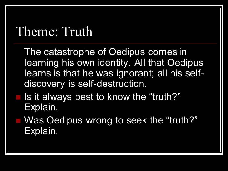 is oedipus predestined to his fate oedipus rex play