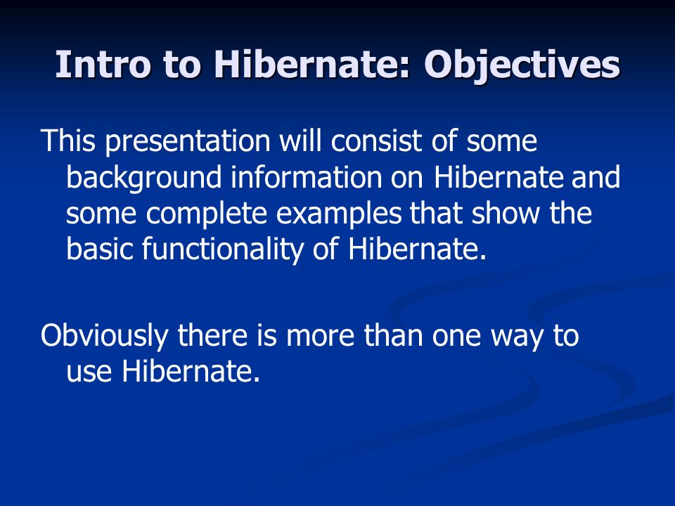 Rapid Persistence Layer Development With Hibernate Rapid Persistence ...