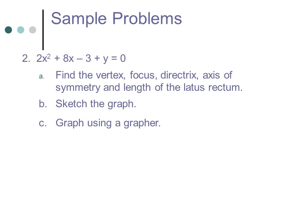 conic sections parabola conic sections parabola the intersection focus directrix graph paper