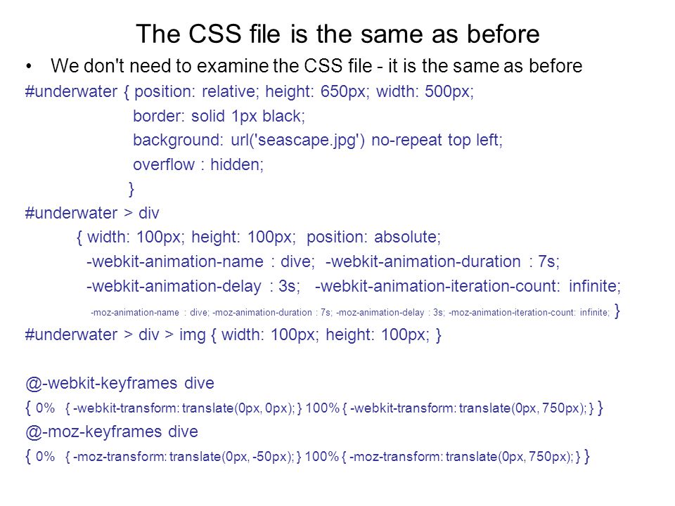 Animation in HTML. Modern versions of HTML and CSS support various  techniques which make certain kinds of animation easy We will first see an  animation. - ppt download