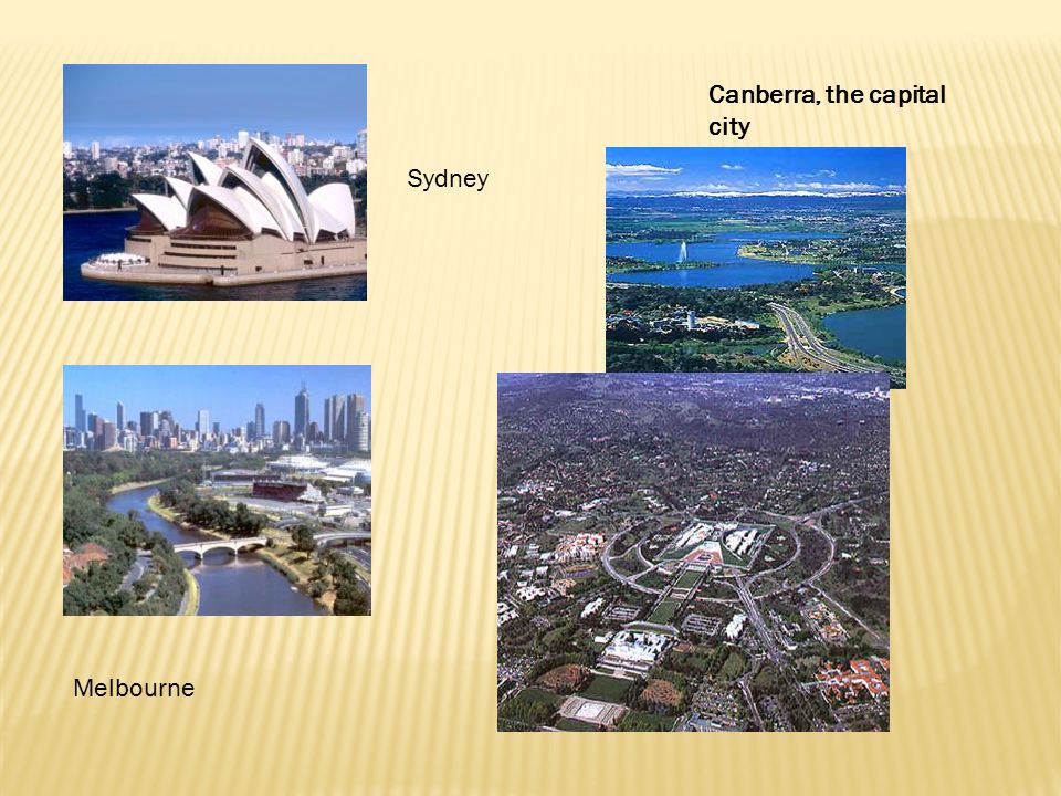 Sydney Canberra, the capital city Melbourne