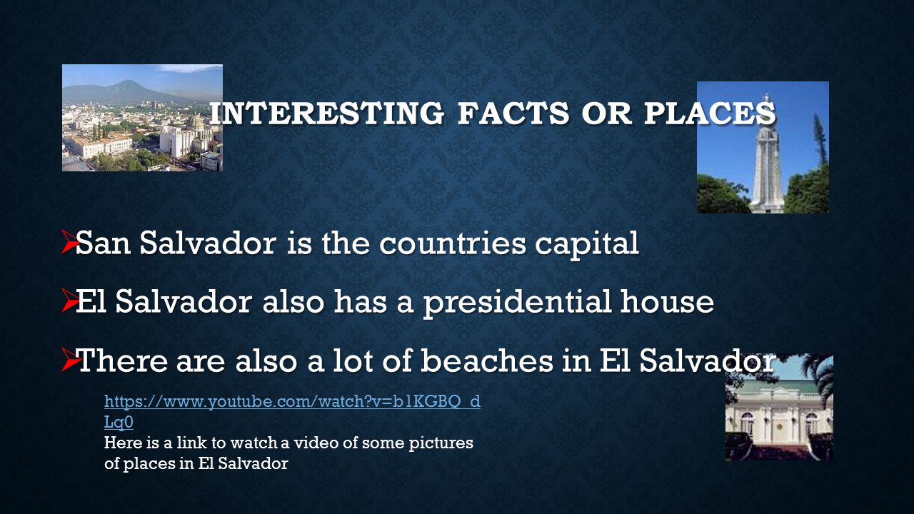 El Salvador By Jamie Chavez Background Information In 1821 4 Facts