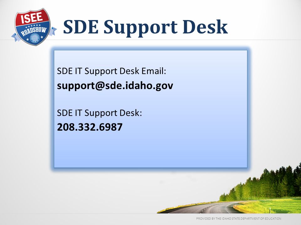 SDE Support Desk SDE IT Support Desk   SDE IT Support Desk: SDE IT Support Desk   SDE IT Support Desk: