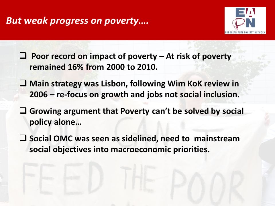 But weak progress on poverty….