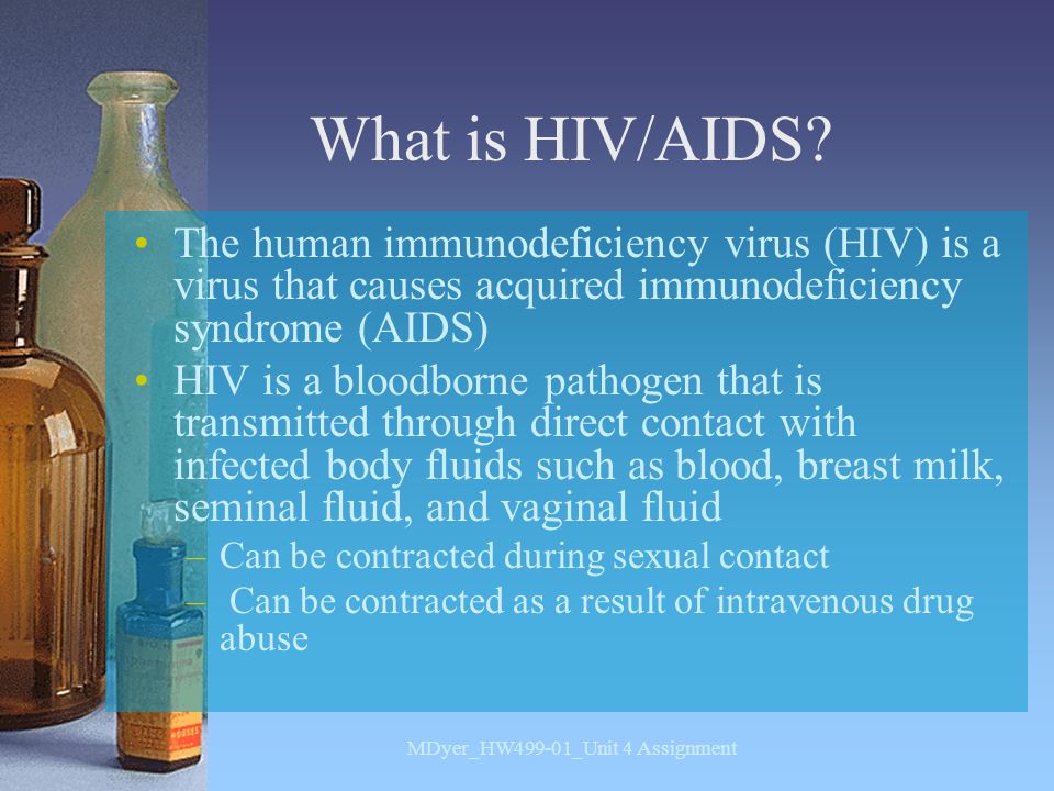 What is HIV/AIDS.
