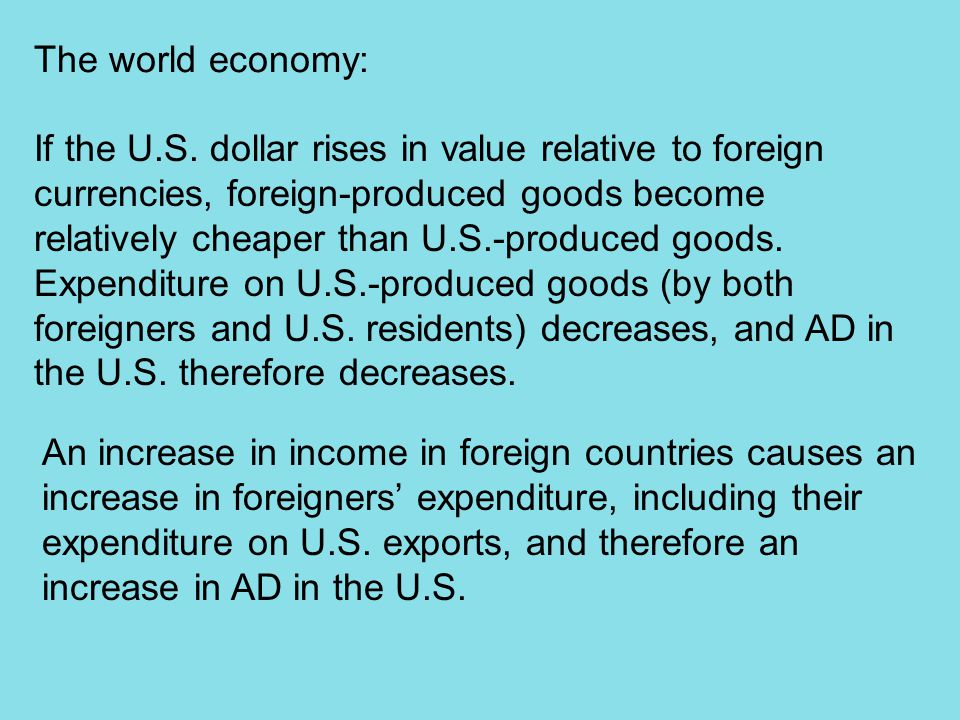 The world economy: If the U.S.