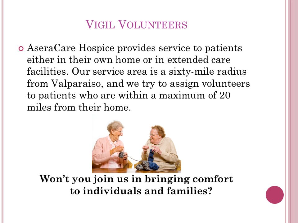 Hospice Vigil Volunteer Training Manual