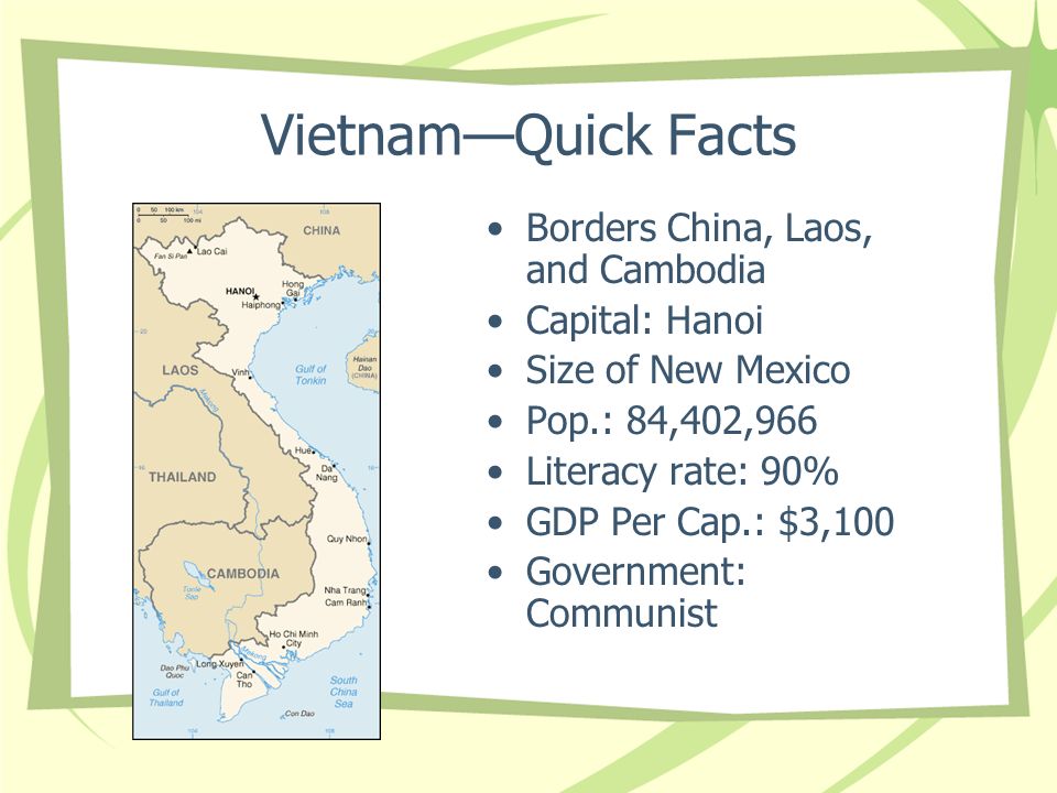 Vietnam Facts, History, and Profile