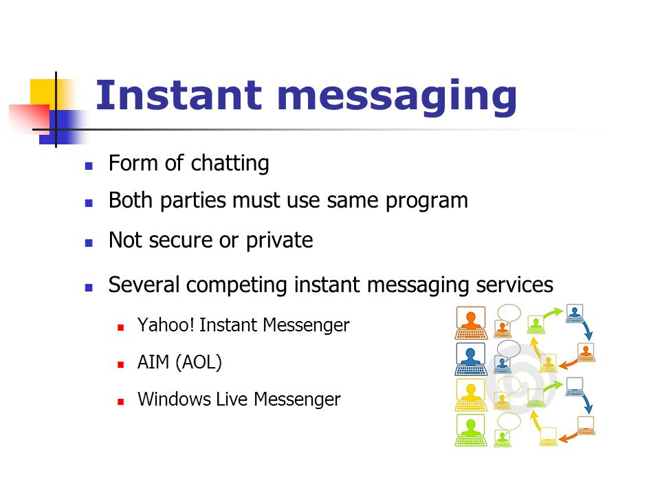 Chat instant messaging wikipedia