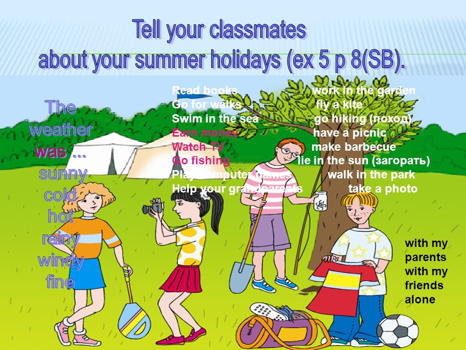 Do you spend your summer holidays